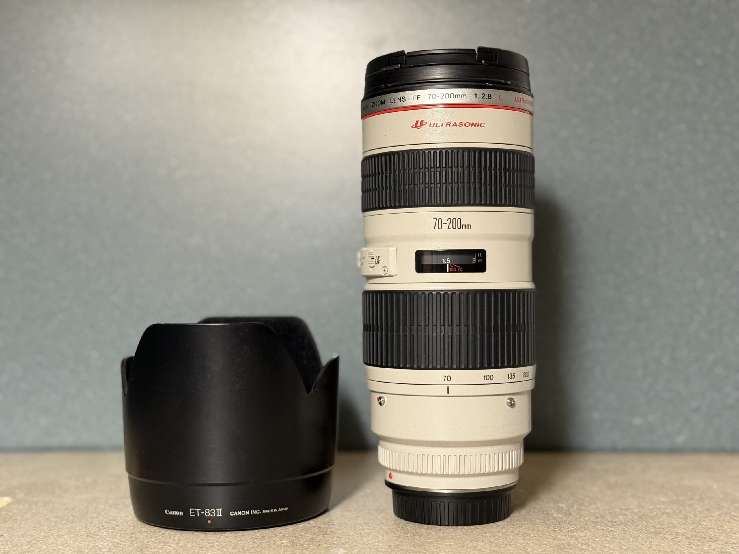 Használt újszerű garancia canon Canon ef EF 70-200 70-200mm 2.8 2.8 l L usm USM objektív