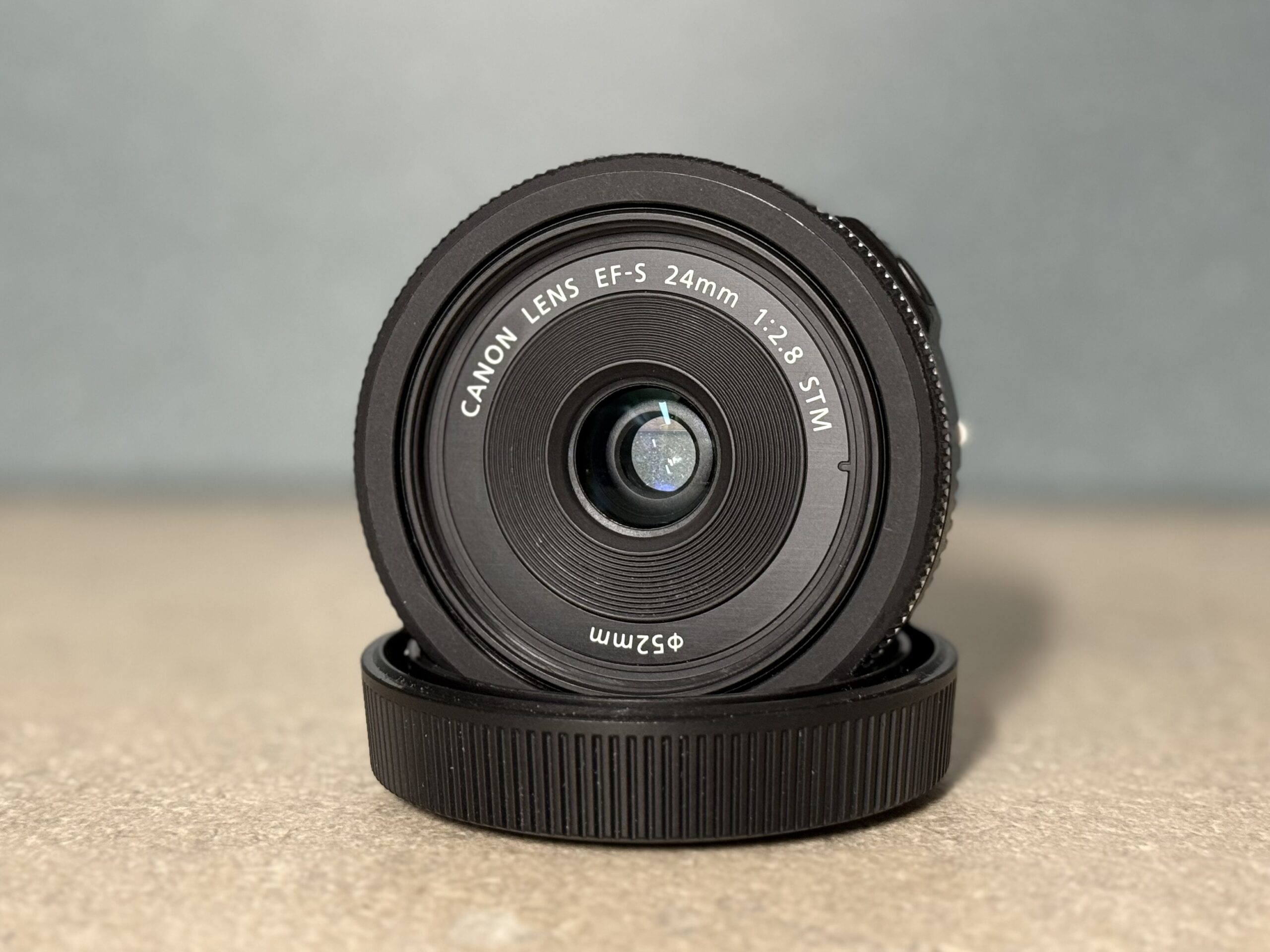 Használt canon ef-s efs 24 24mm f2.8 2.8 STM objektív újszerű garancia apsc aps-c