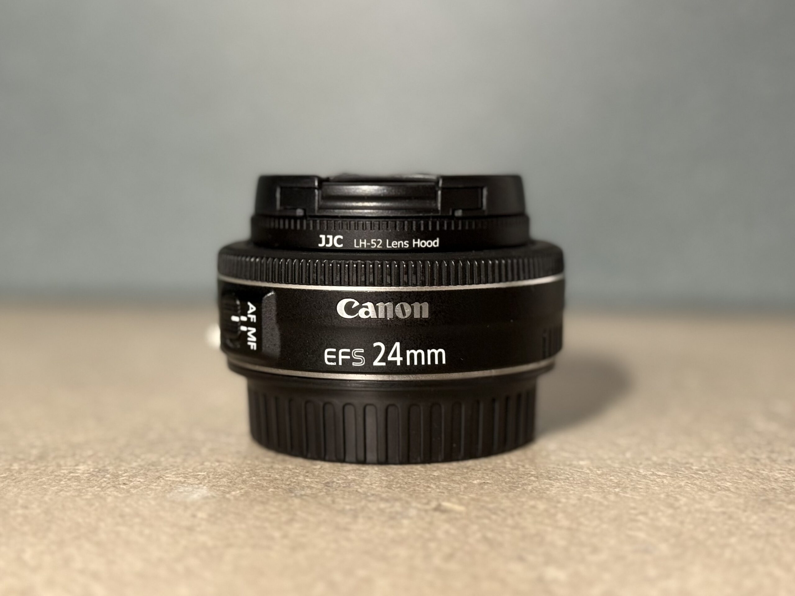 Használt canon ef-s efs 24 24mm f2.8 2.8 STM objektív újszerű garancia apsc aps-c