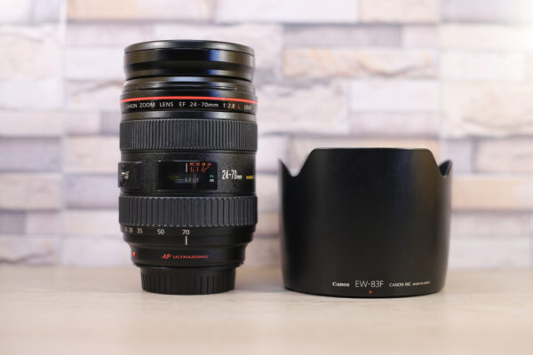 Használt Canon EF 24-70mm f2.8 L USM objektív garancia