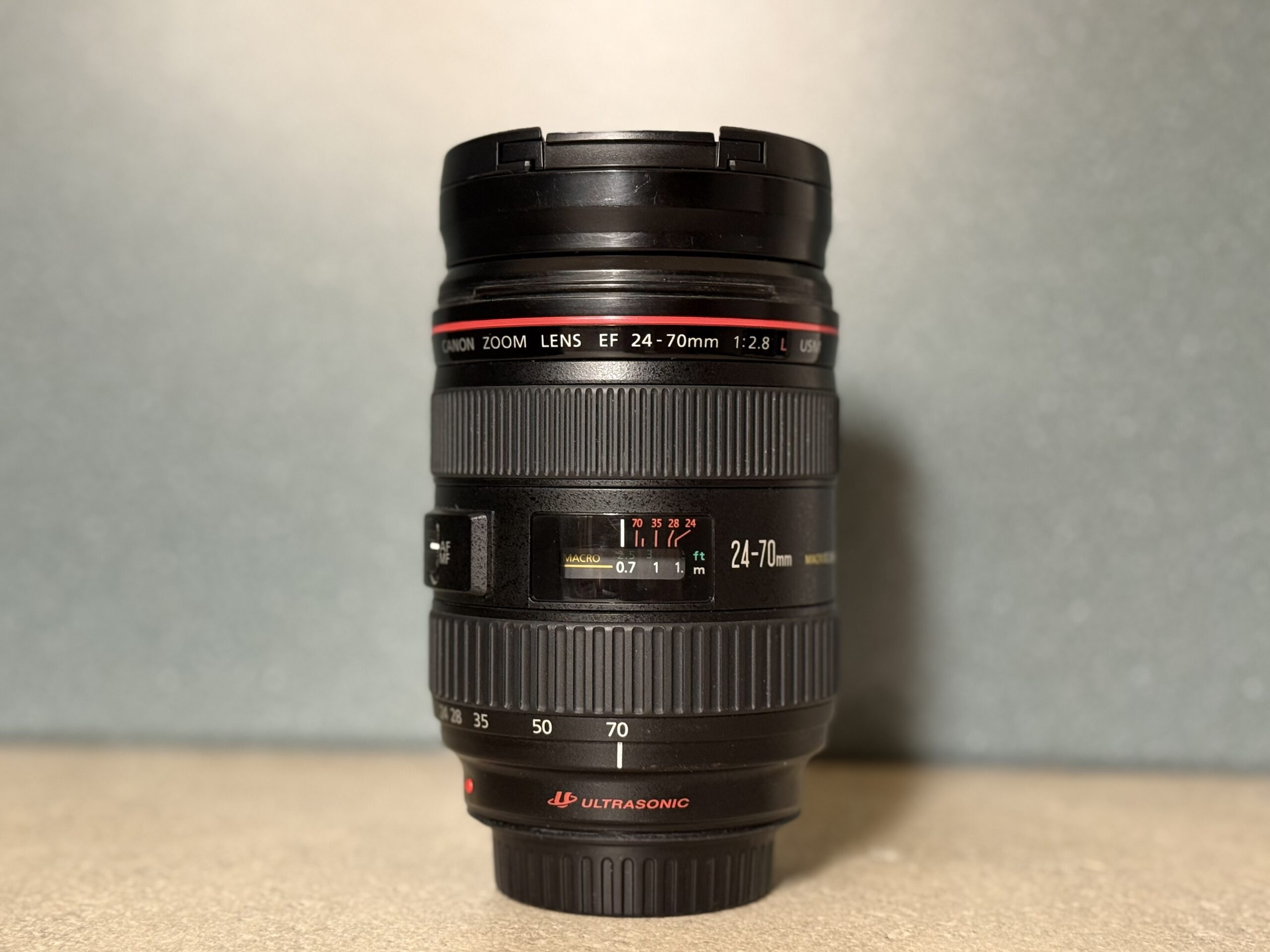 Használt újszerű hibátlan canon ef 24-70 24-70mm f2.8 2.8 l usm objektív fullframe ff garancia