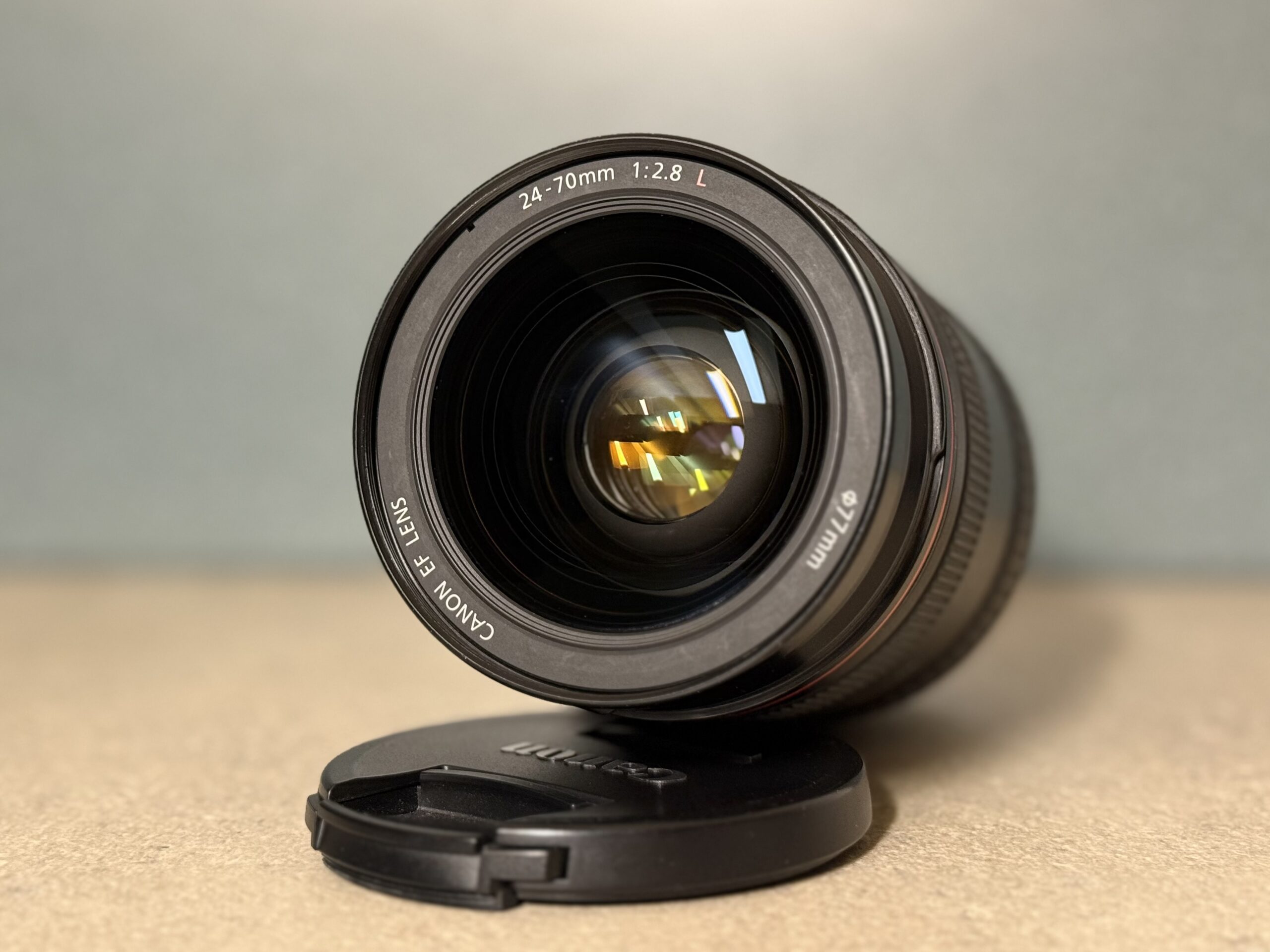 Használt újszerű hibátlan canon ef 24-70 24-70mm f2.8 2.8 l usm objektív fullframe ff garancia