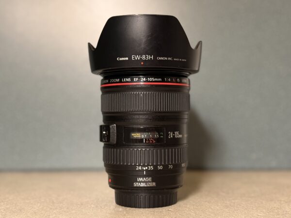 Használt canon ef 24-105 24-105mm f4 l is usm objektív garancia újszerű