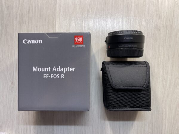 Használt, garanciális Canon EF-EOS R RF bajonett átalakító