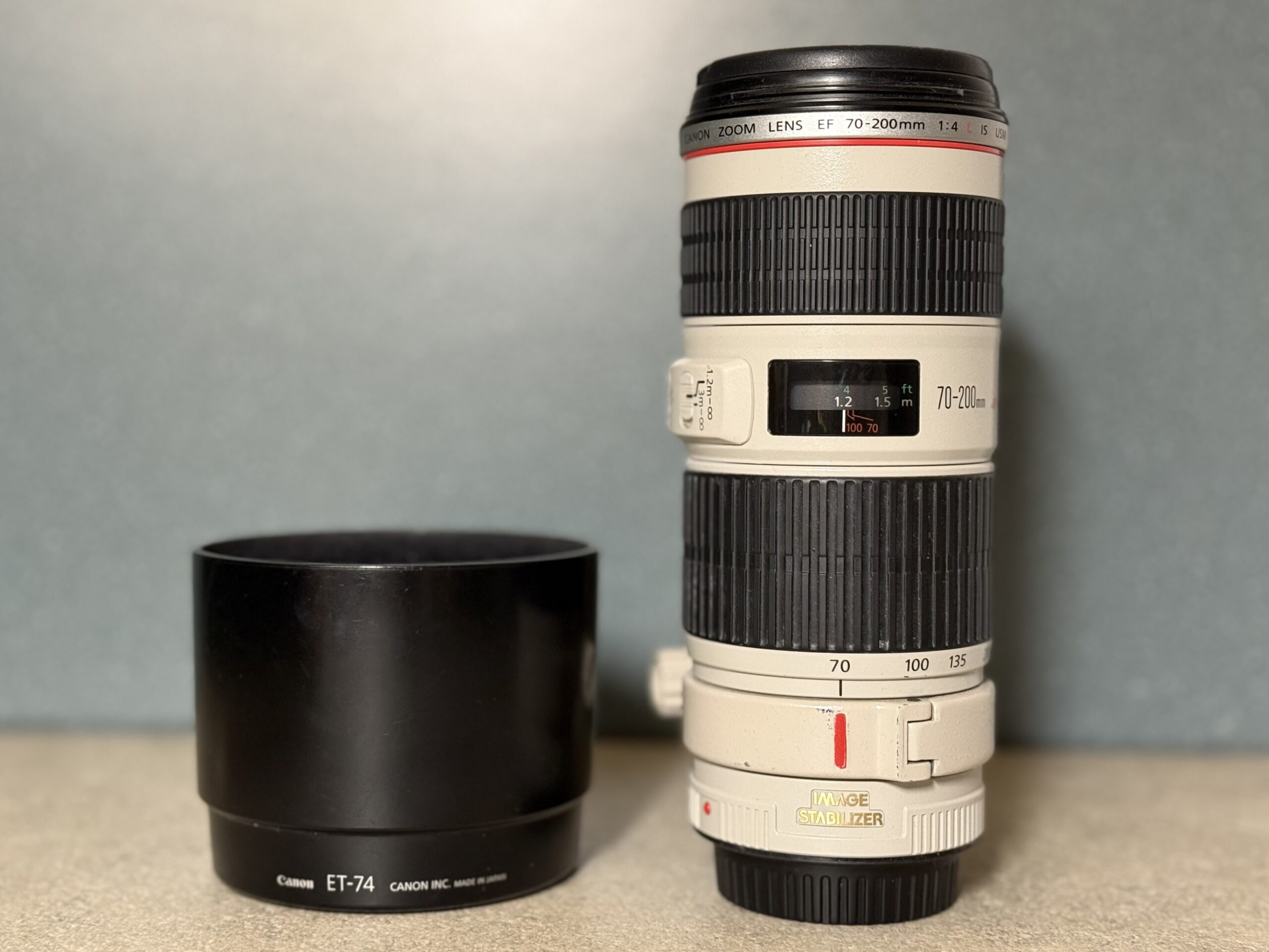 Használt újszerű garancia Canon EF 70-200 70-200mm f4 L IS USM objektív fullframe