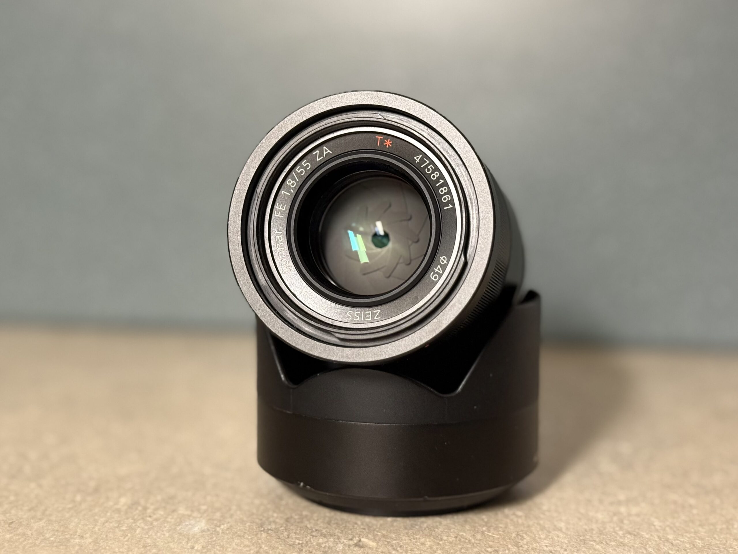 Használt Sony Sonnar T* FE 55mm f1.8 ZA objektív milc fullframe ff zeiss